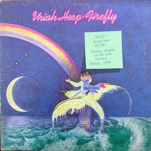 Uriah Heep Firefly Vinyl Record VG/G+ ILPS 9483 1977 Factory Sample Not For Sale - Picture 1 of 2
