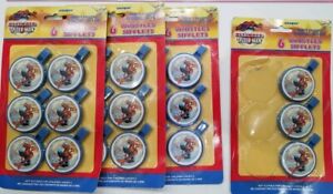 Vintage 2002 Spiderman 21 Whistle Lot Sifflets ~2in Marvel NIP Collectible Party