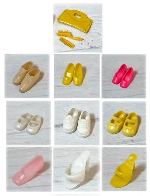 Vtg 1960s TUTTI Barbie SHOES Japan Korea Major YOU CHOOSE Pumps Mules Tennies + - Image 1 of 4