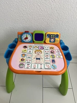 VTech 3-in-1 Magischer Schreibtisch, Maltisch, inkl. Hocker und Lernkarten - Bild 1 von 3