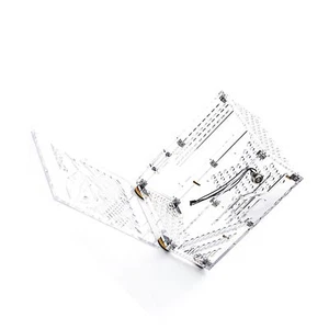 Transparent Portable Small Computer Case Plexiglass Shell Compact PC Case De Hot - Picture 1 of 7