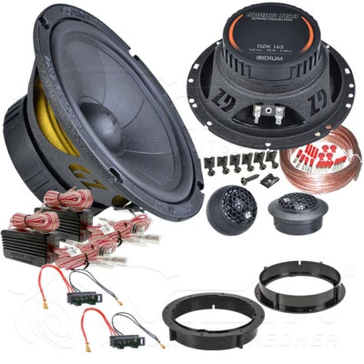 GROUND ZERO LAUTSPRECHER für VW PASSAT 3BG B5 2000-2005 Front Tür 150W 165 #AJC2 - Bild 1 von 4