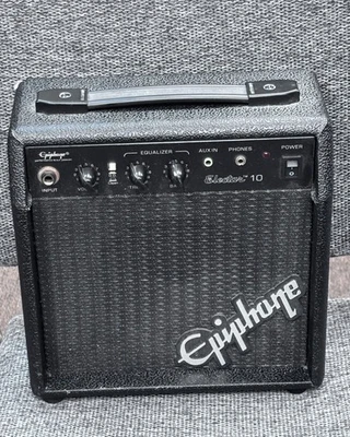Amplificador de guitarra eléctrica Epiphone Electar 10 con fuente de alimentación. Apenas usado Foto 1 de 3