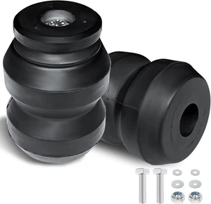 Kit 2pz Molle Sospensione Aiuto Gomma Posteriori Compatibile con Ram 15 2009-2022 - Foto 1 di 7