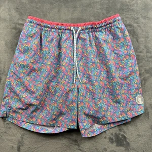 Costume da bagno Chubbies uomo XLarge 5,5 pollici rosa viola picche pantaloncini fodera boxer - Foto 1 di 7