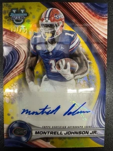 2024 Bowman's Best University - Montrell Johnson #BOA-MJ Auto Yellow /75 - Bild 1 von 2