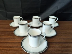 Royal Doulton Sarabande Set Of Coffee Cups & Saucers x 6 (12 Items ) - Picture 1 of 8