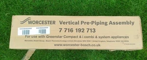 Worcester Bosch Vertical Pre Piping Assembly 7716192713 - Picture 1 of 2