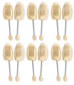 Shoe Trees for Woman – Solid Wooden Pine Shoe Stretcher Shoe Shaper (6 Pack) ... - Picture 1 of 6