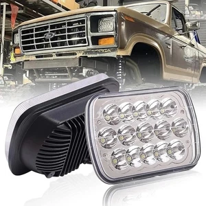 Led Headlights DOT Approved 7x6 Headlight 45W Hi/Low Sealed 5x7 LED Headlights - Picture 1 of 8