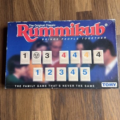 Rummikub The Original Classic Board Game By Tomy 1995 Retro Boxed & Complete  - Image 1 of 4