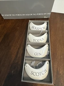 Bourbon, Vodka, Gin & Scotch Porzellan Schnaps Etiketten. - Bild 1 von 7