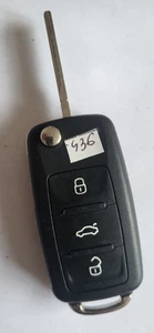 VW Key Flip Remote Fob (Frq 434) 5K0837202EG  , 5FA017180-02  , chip ID48 tp23 - Picture 1 of 5
