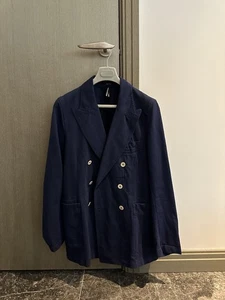 Drake’s Navy Games Blazer MK. III, Cotton/Linen, Size 36, Original RRP £895 - Picture 1 of 6