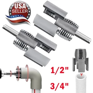 Integrated Internal & External Pipe Threading-Tool, PVC Pipe Threader Kit USA - Picture 1 of 20