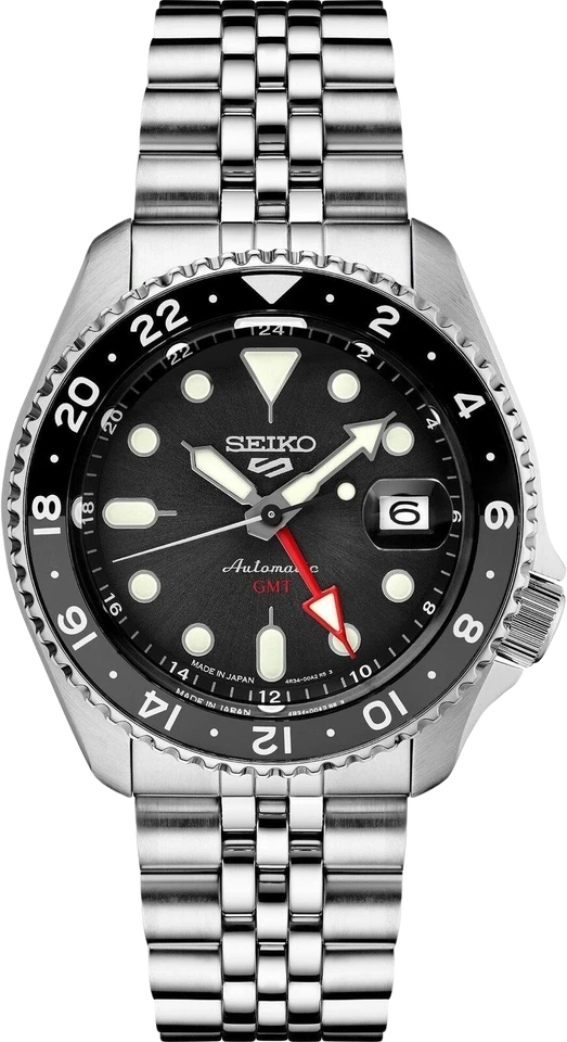 Seiko 5 Sports Men's Black Watch - SSK001