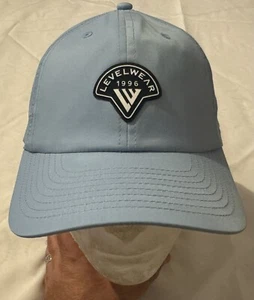 Cappello da golf Levelwear 1996 logo blu berretto regolabile Memphis campionato amatoriale - Foto 1 di 9