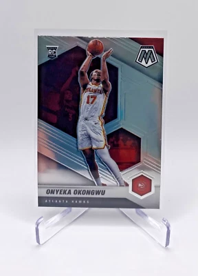 2020-21 Panini Mosaic Basketball Onyeka Okongwu #225 Rookie Atlanta Hawks RC - Image 1 of 2
