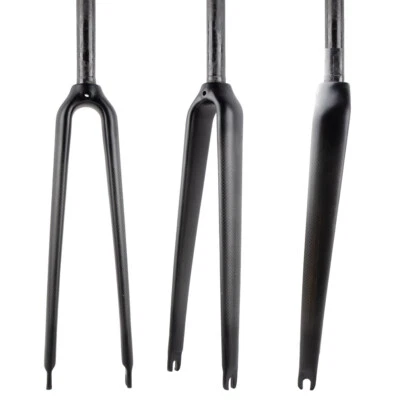 700C bicycle 1in Threadless Road Bike Carbon fiber Fork 1" ( 25.4 mm ) matte - Image 1 of 4