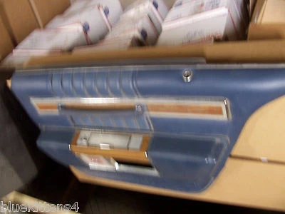 1984 SEDAN DEVILLE BLUE RIGHT REAR DOOR PANEL OEM USED CADILLAC 1980 1982 1983 - Image 1 of 4