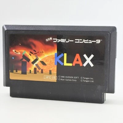 Famicom KLAX Cartridge Only Nintendo fc - Image 1 of 2