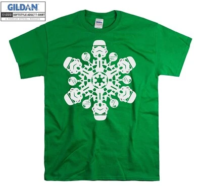 Star Wars Stormtrooper Christmas Snowflake Hoodie Tshirt Men Women Unisex AC794 - Image 1 of 4