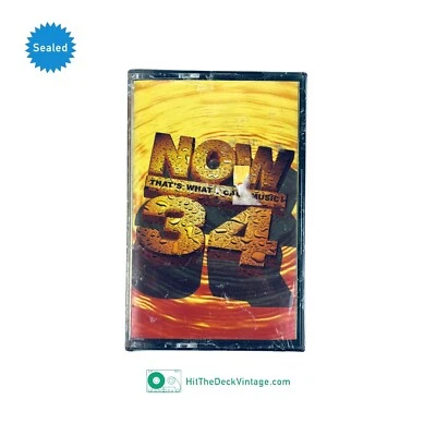 NOW 34 Now That's What I Call Music 34 Cassette Tapes (1996) UK Double SEALED - Image 1 of 4