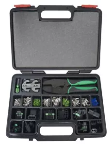 Astro 9478 Delphi Weather Pack Connectors + Crimping Tool Kit - 220 Piece Set - Picture 1 of 1