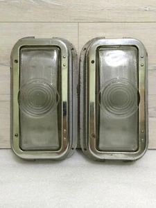 Pair of Vintage Industrial Wall Mounted Lamp Hallway Wall Light Fixture 1960s. - Picture 1 of 10