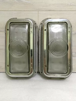 Pair of Vintage Industrial Wall Mounted Lamp Hallway Wall Light Fixture 1960s. - Image 1 of 4