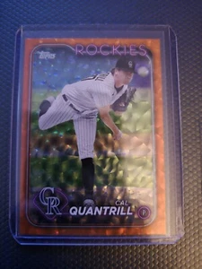 2022 Topps Series 2 - Orange Foilboard #347 Cal Quantrill /299 - Picture 1 of 2