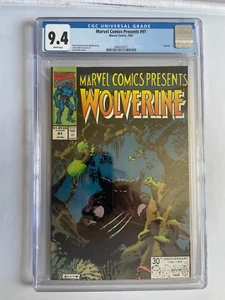 MARVEL PRESNTS WOLVERINE / GHOST RIDER & CABLE #91 CGC 9.4! FLIP BOOK! KIETH CVR - Picture 1 of 5