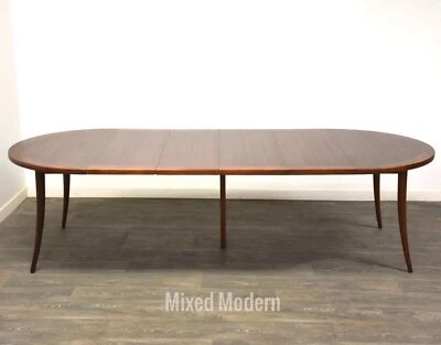 Harvey Probber Sabor Leg Mid Century Modern Mahogany Dining Table - Image 1 of 4