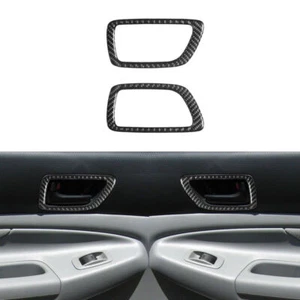 Carbon Fiber Rear Door Handle Cover Trim For Toyota Tacoma Double Cab 2012-2015 - Imagen 1 de 12