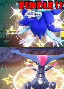 ✨SHINY WALKING WAKE + HOJAS DE HIERRO BRILLANTES MAX IVS POKEMON VIOLETA ESCARLATA ✨ - Imagen 1 de 3