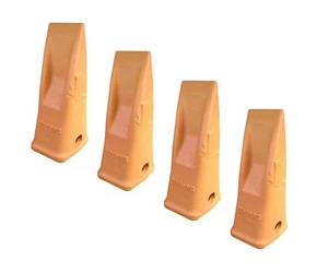 4 Heavy Duty Long Tip Excavator/Loader Bucket Teeth, Fits Cat J300, 9N-4302 - Picture 1 of 2