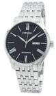 Citizen Automatic Analog Day/date Black Textured Dial Nh8350-59e 50m Mens Watch