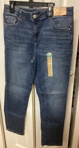 Thereabouts Jeans Girls - Size 14.5 - Blue Med Wash - Mid Rise Straight - Picture 1 of 4