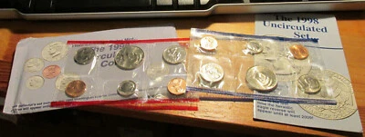 1998 United States Uncirculated US Mint Coin Set - OGP Philadelphia & Denver - Image 1 of 4