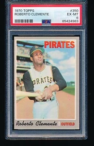 Topps Roberto Clemente #350 1970 PSA 6 - Imagen 1 de 2