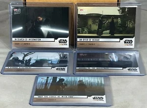 2020 TOPPS NOW STAR WARS MANDALORIAN SEASON 2 CHAPTER 13 #21-25 THE CHILD - Picture 1 of 2