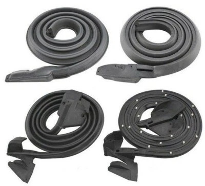 1969-72 Chevelle Door Roof Rail Weatherstrip 2DrHdtp Seal Rubber Skylark Cutlass - Image 1 of 2