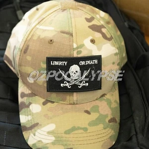 Liberty or Death Patch BLACK - army tactical molle gear military camo ammo usa - Picture 1 of 2