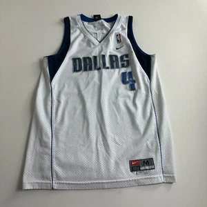 Vintage Nike NBA Dallas Mavericks Home Jersey Michael Finley #4 Swingman White M - Bild 1 von 12