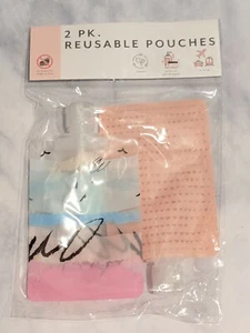 2er Pack Wiederverwendbare Reisetaschen Sporttasche - Neu - Bild 1 von 8