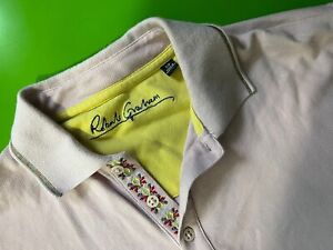 Robert Graham Pink Polo Shirt Size S