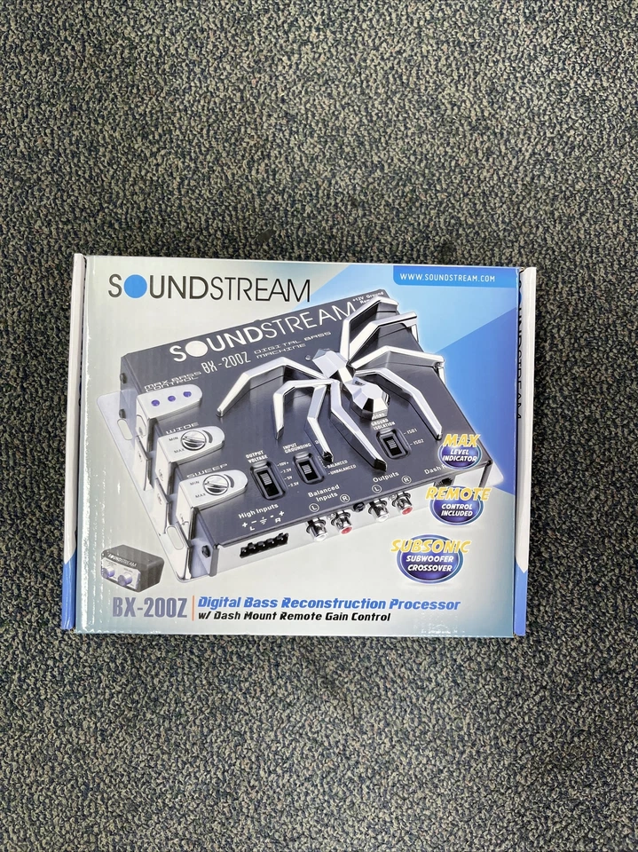 Soundstream BX-200Z Digital Bass Reconstruction Processor w/ Dash Mount Remote - Image 1 of 2