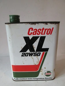 Lata de aceite Castrol XL 2 litros. Aceite de motor estaño.Castrol.Esso.Elf.shell - Imagen 1 de 4