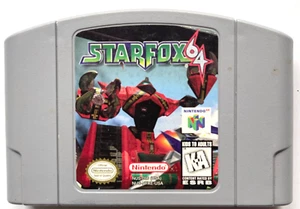 AUTHENTIC VINTAGE 1997 NINTENDO 64 STAR FOX N64 STARFOX VIDEO GAME CARTRIDGE - Picture 1 of 2