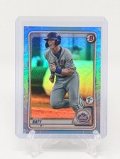 2020 Bowman Draft 1st Edition Sky Blue Foil Brett Baty #BD-184